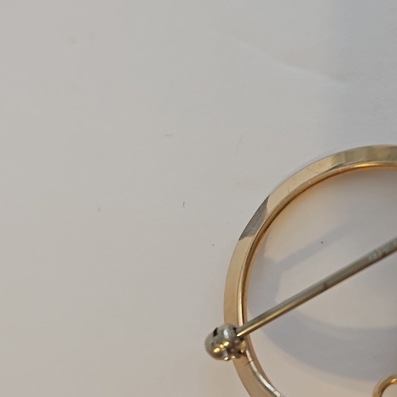 KREMENTZ Amethyst Grape Leaf Circle Brooch - Picture 6 of 6